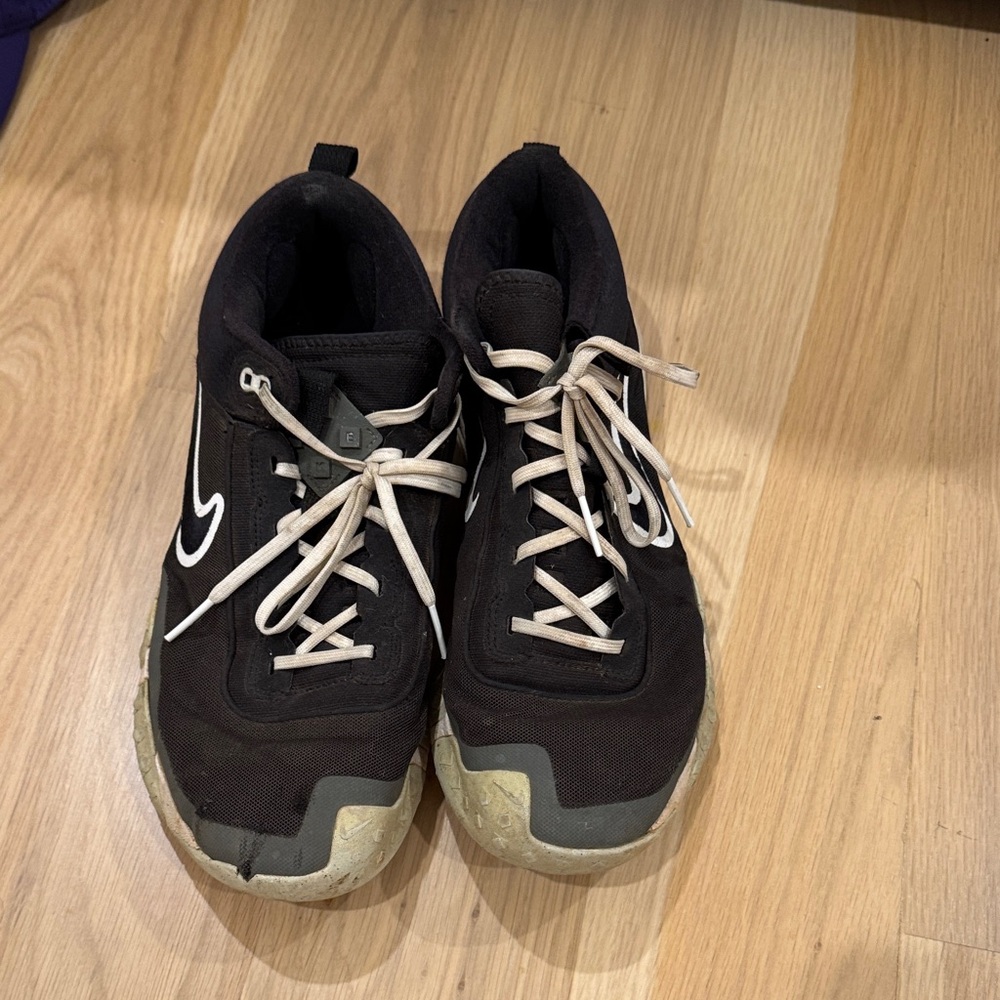 Nike Black and Gray Baseball Turfs